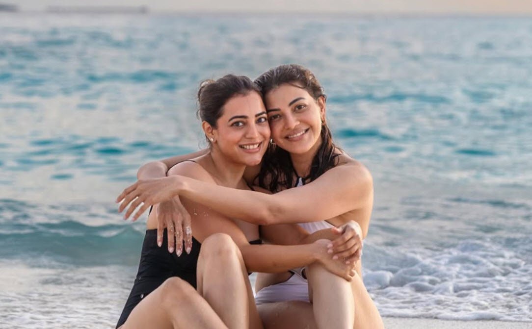 Kajal Aggarwal and Nisha Aggarwal